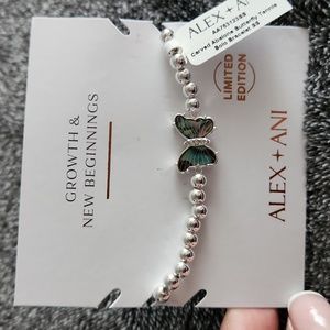 Alex and Ani butterfly bracelet